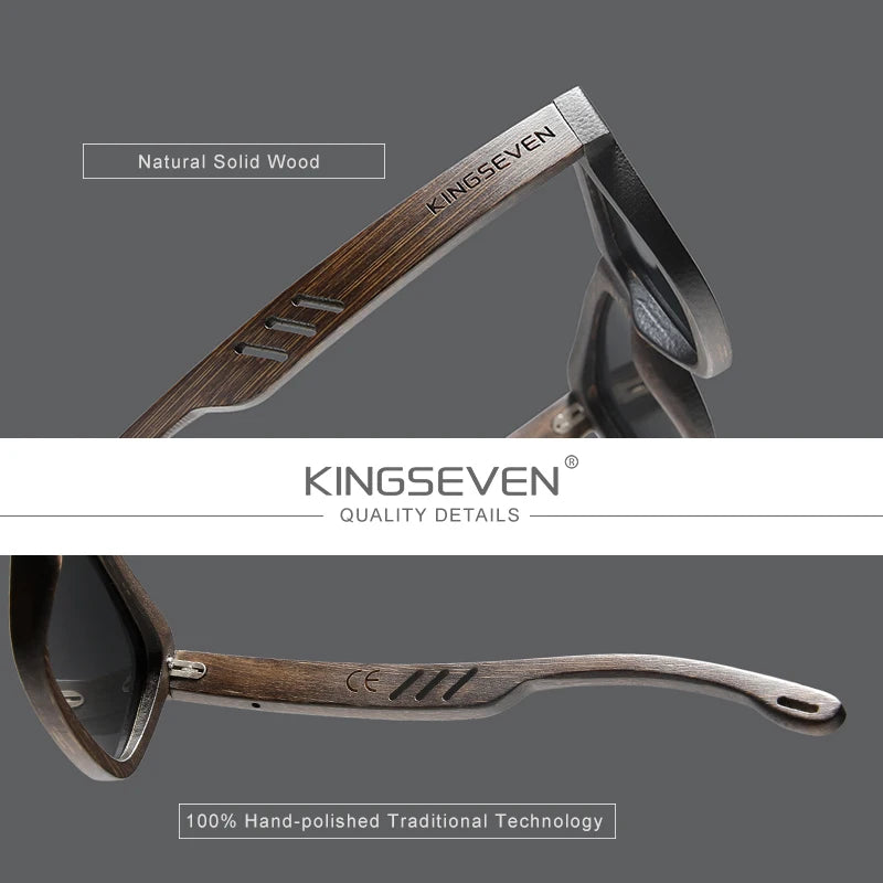 Natural Bamboo Handmade Polarized Sunglasses