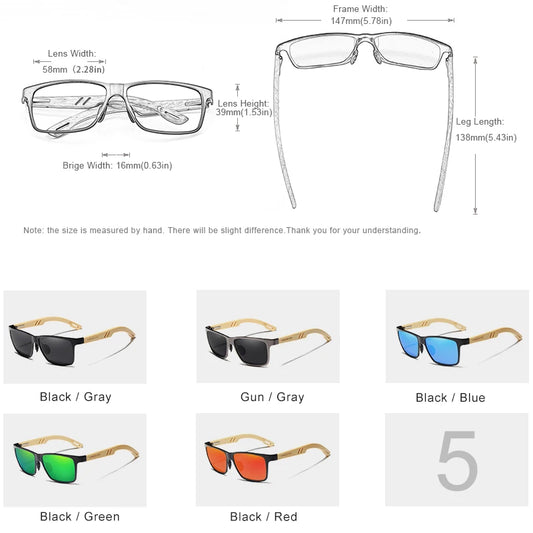 Handmade Sunglasses Men Polarized Eyewear