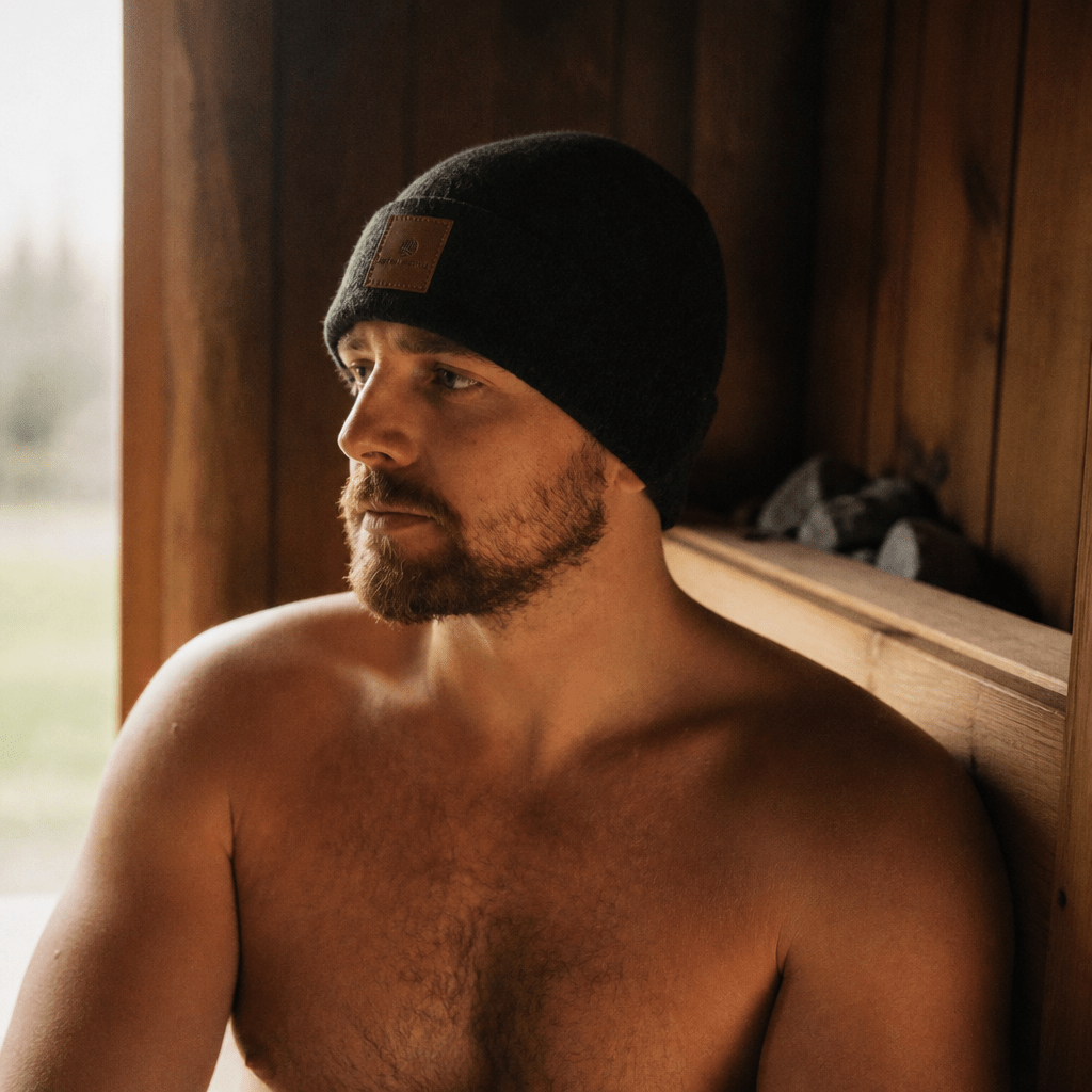 Merino Wool Sauna Hat