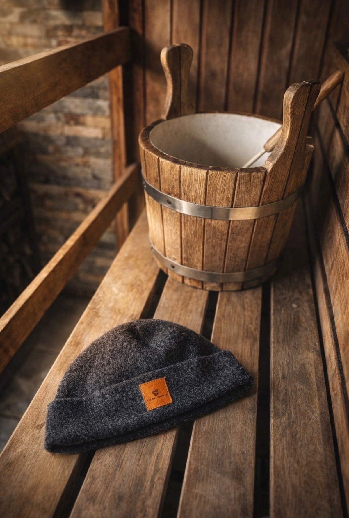 Merino Wool Sauna Hat