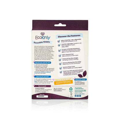 EcoKinly Reusable Nappy - Grab & Go