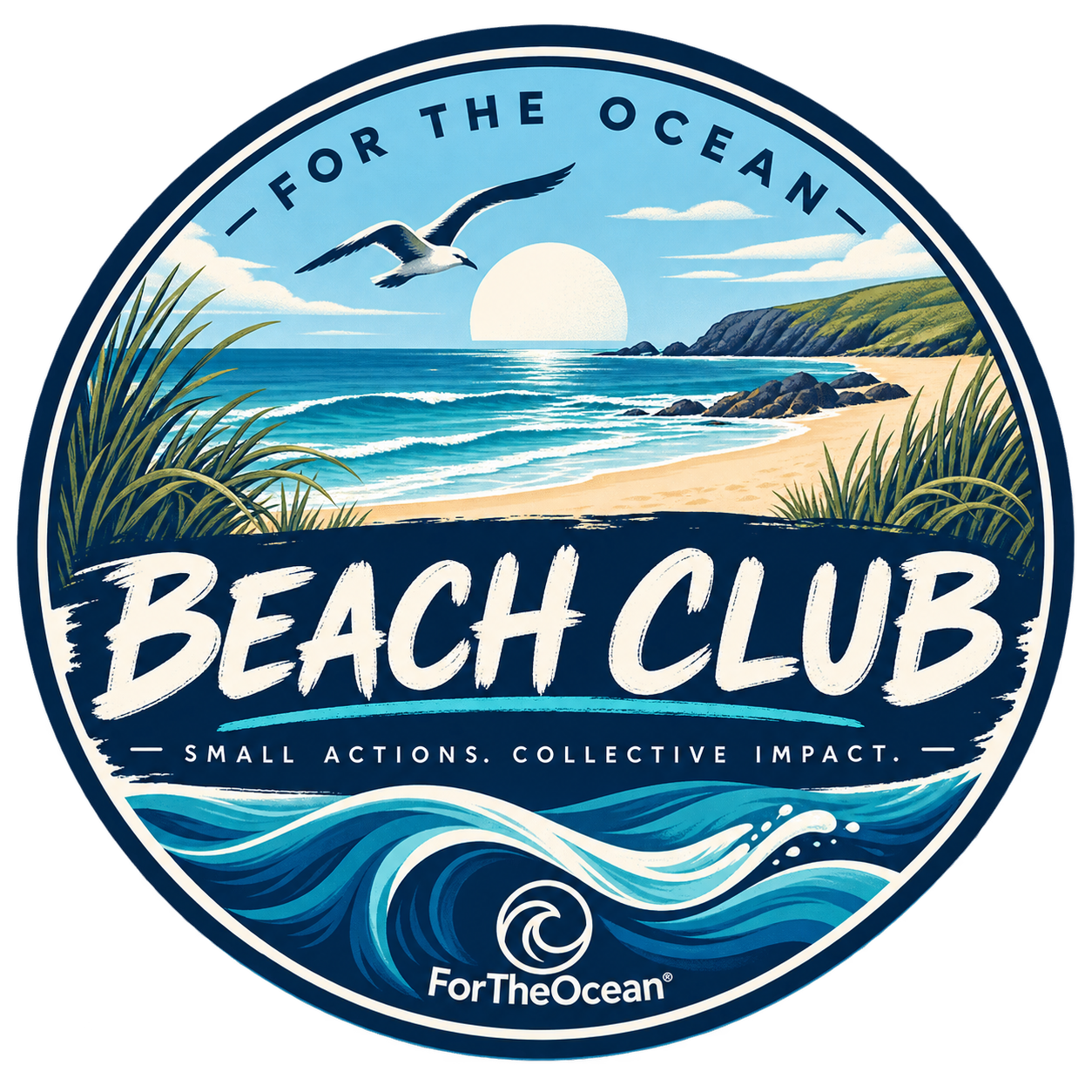 For The Ocean-Beach Club logo