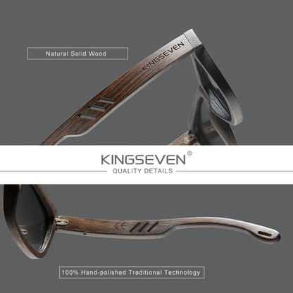 Natural Bamboo Handmade Polarized Sunglasses