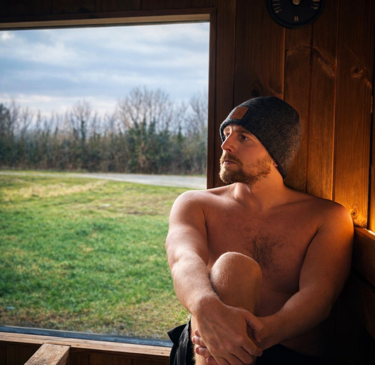 Merino Wool Sauna Hat